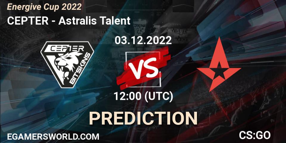 Pronósticos Alpha Gaming - Astralis Talent. 03.12.22. Energive Cup 2022 - CS2 (CS:GO)