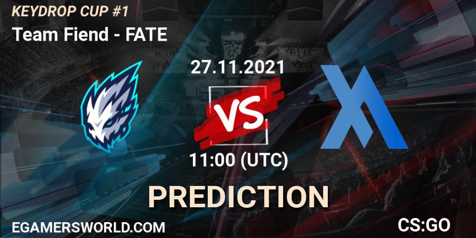Pronósticos Team Fiend - FATE. 27.11.21. KEYDROP CUP #1 - CS2 (CS:GO)