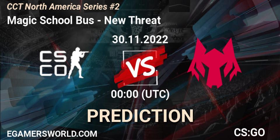 Pronósticos Magic School Bus - New Threat. 30.11.22. CCT North America Series #2 - CS2 (CS:GO)