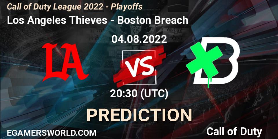 Pronósticos Los Angeles Thieves - Boston Breach. 04.08.22. Call of Duty League 2022 - Playoffs - Call of Duty