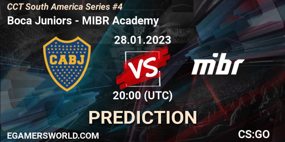 Pronósticos Boca Juniors - MIBR Academy. 28.01.23. CCT South America Series #4 - CS2 (CS:GO)