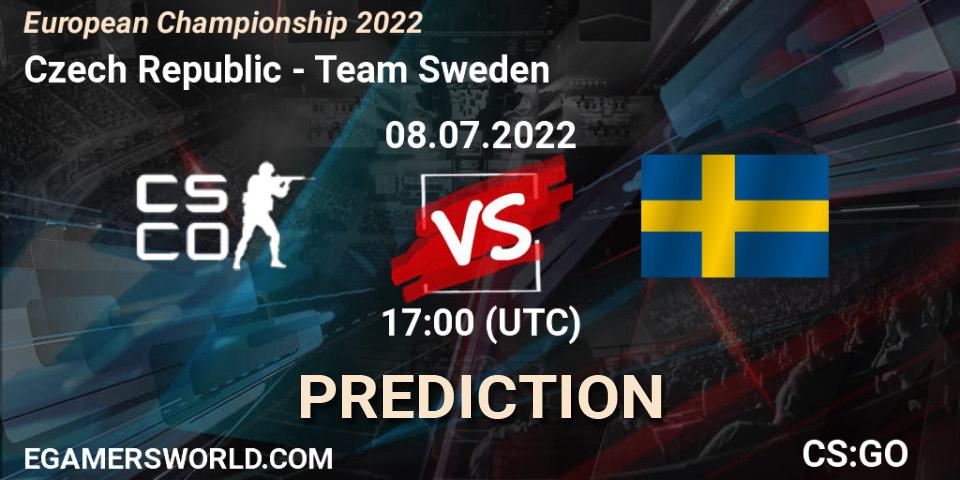 Pronósticos Czech Republic - Team Sweden. 08.07.2022 at 14:00. European Championship 2022 - Counter-Strike (CS2)