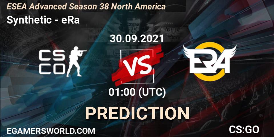 Pronósticos Synthetic - eRa. 30.09.21. ESEA Advanced Season 38 North America - CS2 (CS:GO)