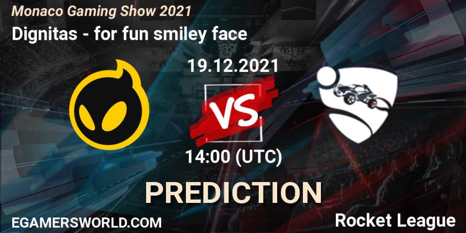 Pronósticos Dignitas - for fun smiley face. 19.12.21. Monaco Gaming Show 2021 - Rocket League