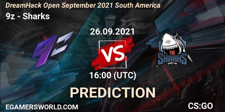 Pronósticos 9z - Sharks. 26.09.21. DreamHack Open September 2021 South America - CS2 (CS:GO)