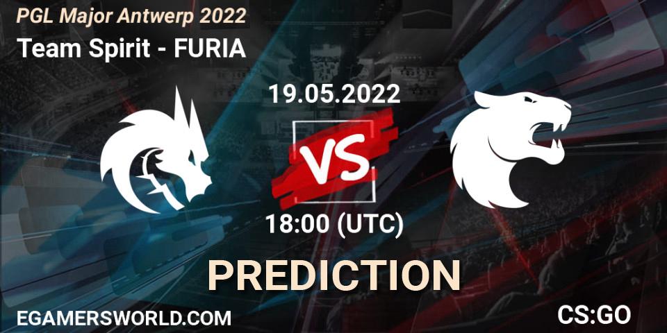 Pronósticos Team Spirit - FURIA. 19.05.22. PGL Major Antwerp 2022 - CS2 (CS:GO)