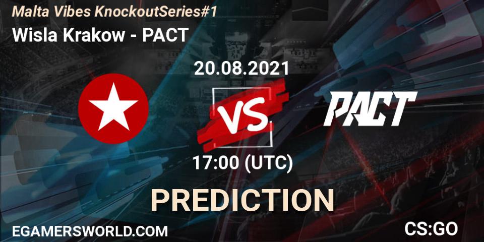 Pronósticos Wisla Krakow - PACT. 20.08.2021 at 17:05. Malta Vibes Knockout Series #1 - Counter-Strike (CS2)