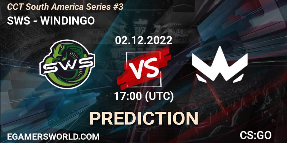 Pronósticos SWS - WINDINGO. 02.12.22. CCT South America Series #3 - CS2 (CS:GO)