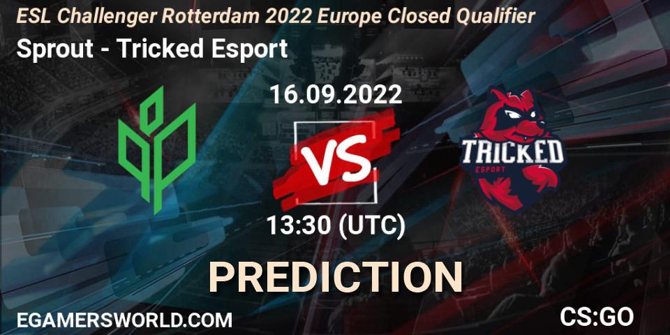 Pronósticos Sprout - Tricked Esport. 16.09.22. ESL Challenger Rotterdam 2022 Europe Closed Qualifier - CS2 (CS:GO)