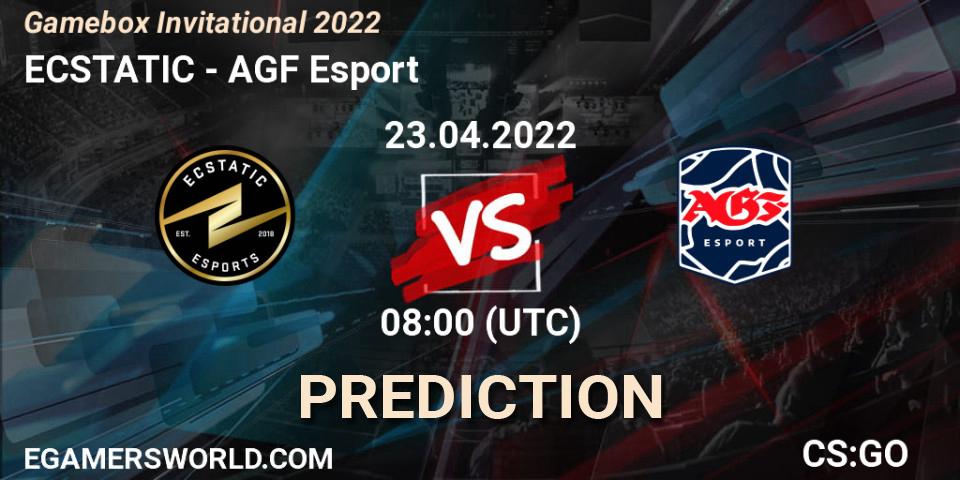Pronósticos ECSTATIC - AGF Esport. 23.04.22. Gamebox Invitational 2022 - CS2 (CS:GO)