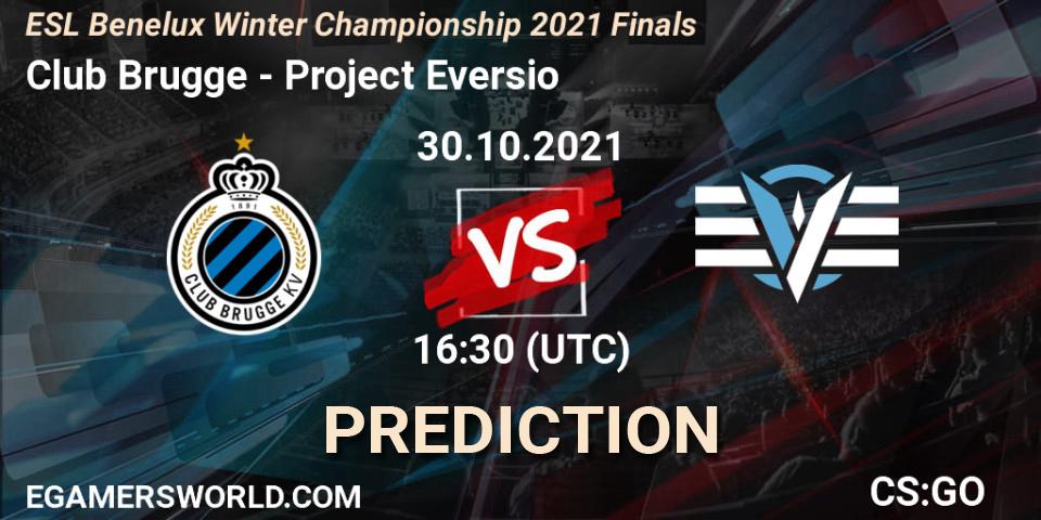 Pronósticos Club Brugge - Project Eversio. 30.10.2021 at 16:35. ESL Benelux Winter Championship 2021 Finals - Counter-Strike (CS2)