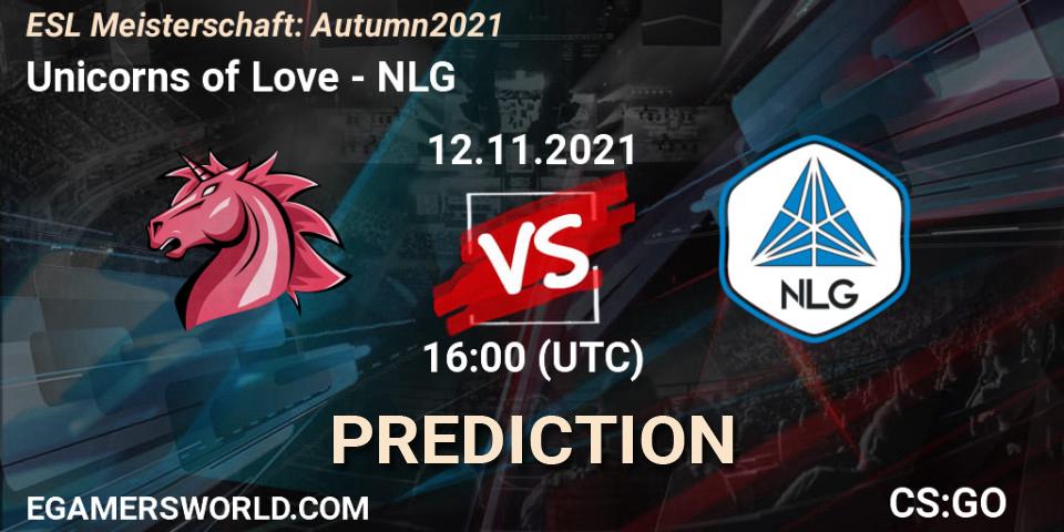 Pronósticos Unicorns of Love - NLG. 12.11.21. ESL Meisterschaft: Autumn 2021 - CS2 (CS:GO)