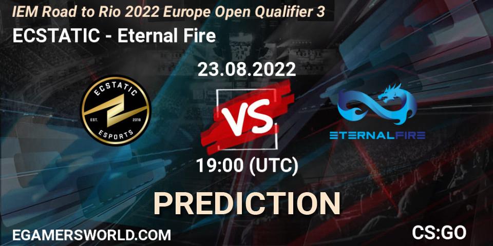 Pronósticos ECSTATIC - Eternal Fire. 23.08.2022 at 19:00. IEM Road to Rio 2022 Europe Open Qualifier 3 - Counter-Strike (CS2)