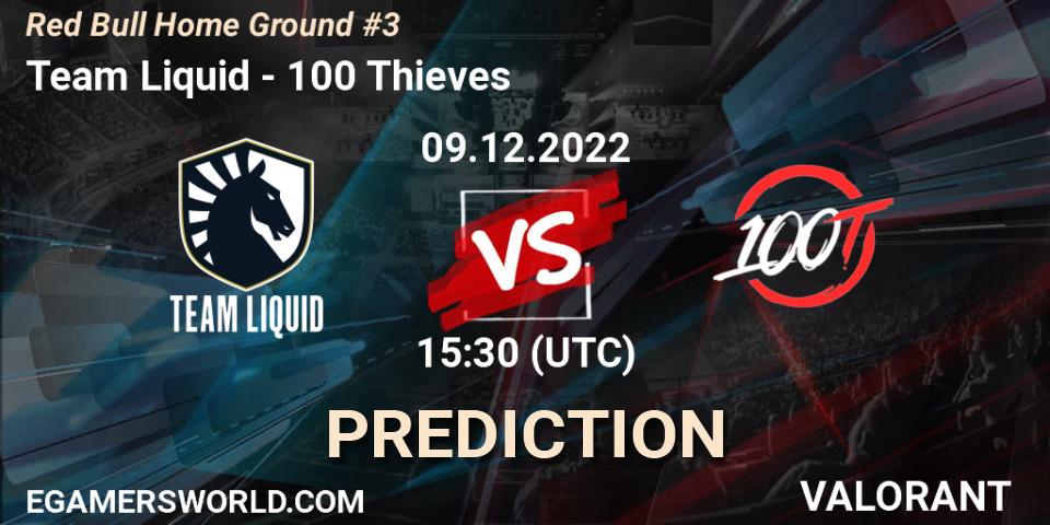 Pronósticos Team Liquid - 100 Thieves. 09.12.22. Red Bull Home Ground #3 - VALORANT