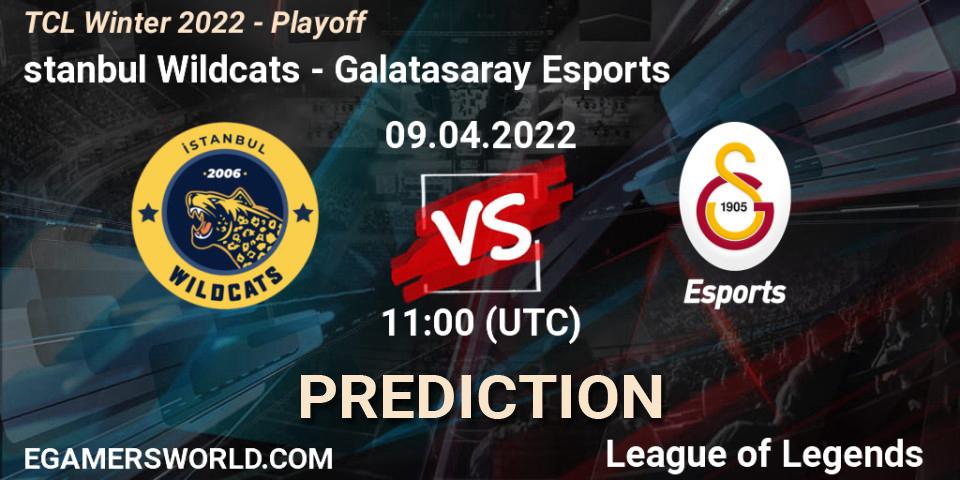 Pronósticos İstanbul Wildcats - Galatasaray Esports. 09.04.2022 at 13:00. TCL Winter 2022 - Playoff - LoL