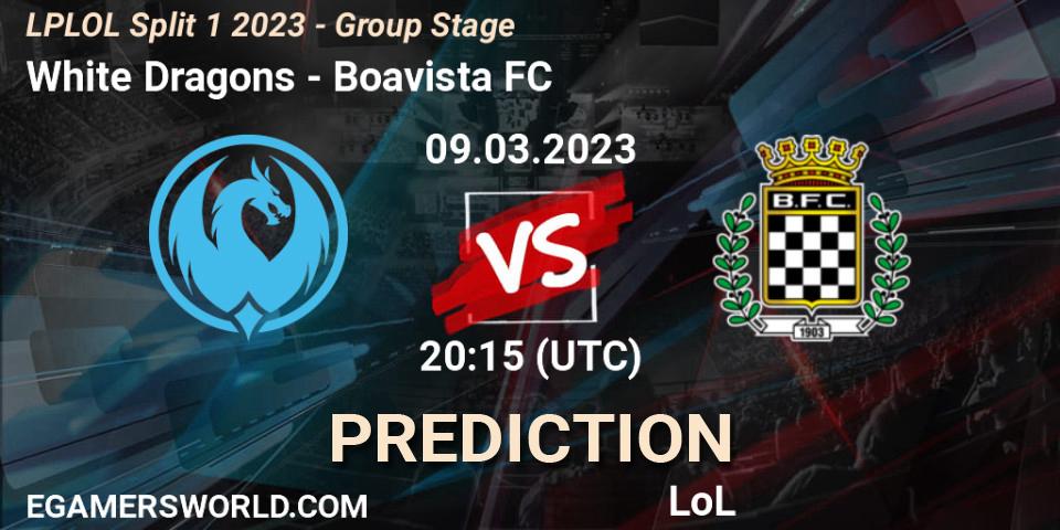 Pronósticos White Dragons - Boavista FC. 10.02.23. LPLOL Split 1 2023 - Group Stage - LoL