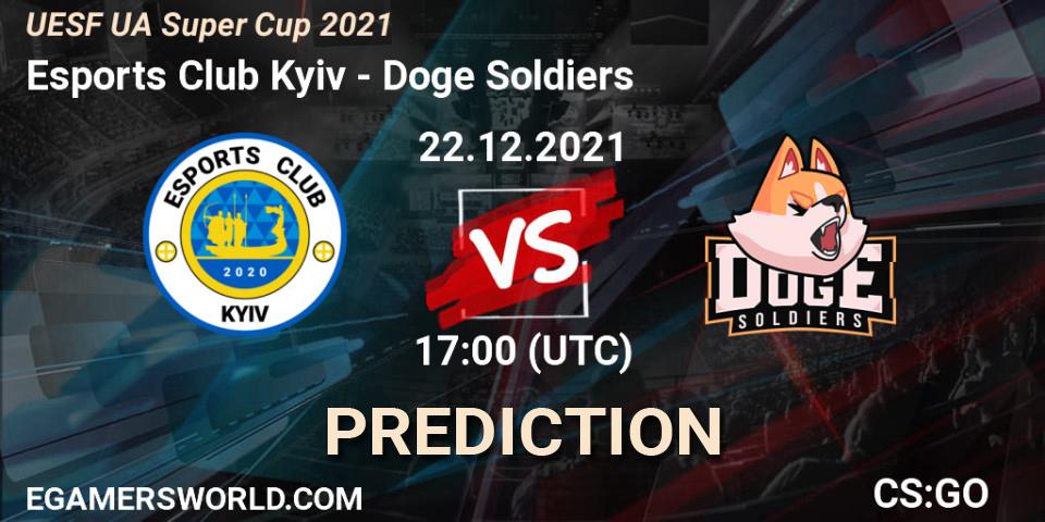 Pronósticos Esports Club Kyiv - Doge Soldiers. 22.12.2021 at 17:00. UESF Ukrainian Super Cup 2021 - Counter-Strike (CS2)