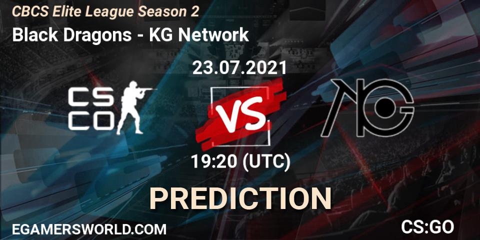 Pronósticos Black Dragons - KG Network. 23.07.2021 at 19:20. CBCS Elite League Season 2 - Counter-Strike (CS2)