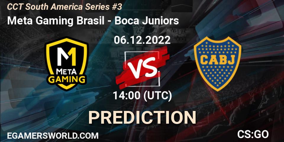Pronósticos Meta Gaming Brasil - Boca Juniors. 06.12.2022 at 15:15. CCT South America Series #3 - Counter-Strike (CS2)