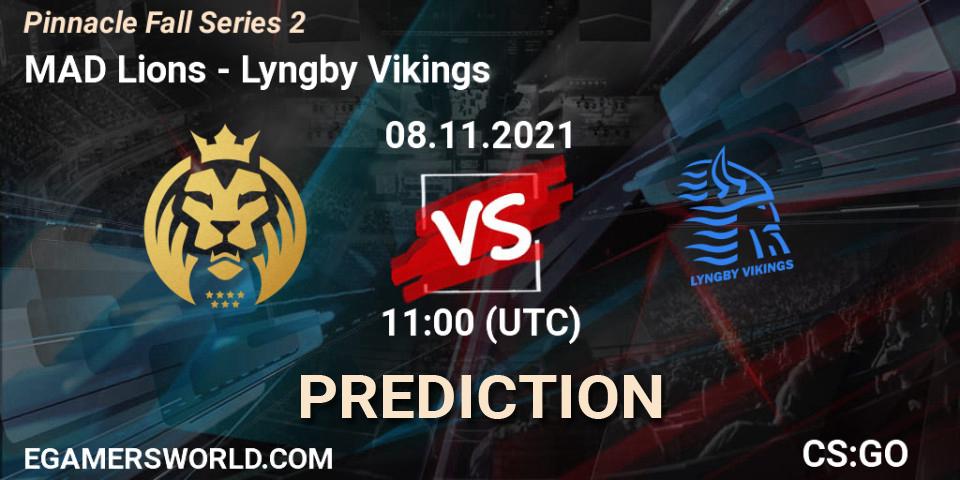 Pronósticos MAD Lions - Lyngby Vikings. 08.11.21. Pinnacle Fall Series #2 - CS2 (CS:GO)