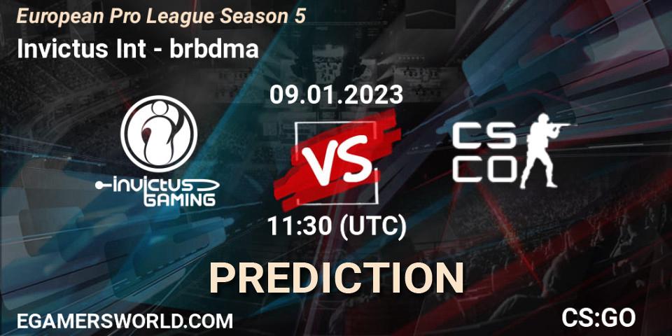 Pronósticos Invictus Gaming International - Viperio. 09.01.2023 at 12:45. European Pro League Season 5 - Counter-Strike (CS2)