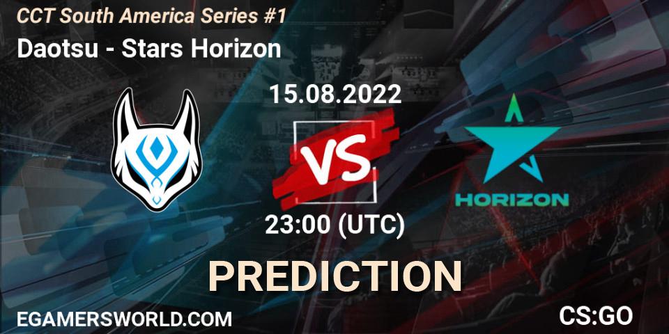 Pronósticos Daotsu - Stars Horizon. 15.08.2022 at 23:00. CCT South America Series #1 - Counter-Strike (CS2)