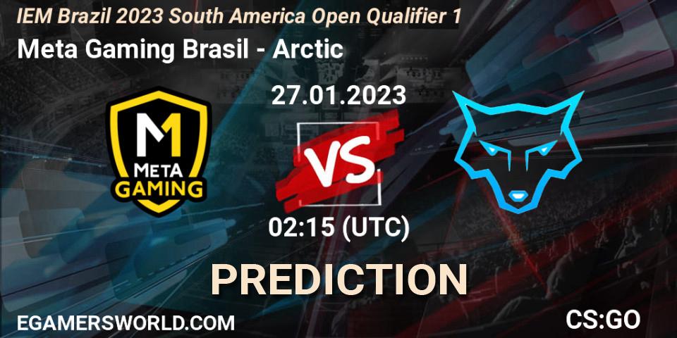 Pronósticos Meta Gaming Brasil - Arctic. 27.01.23. IEM Brazil Rio 2023 South America Open Qualifier 1 - CS2 (CS:GO)