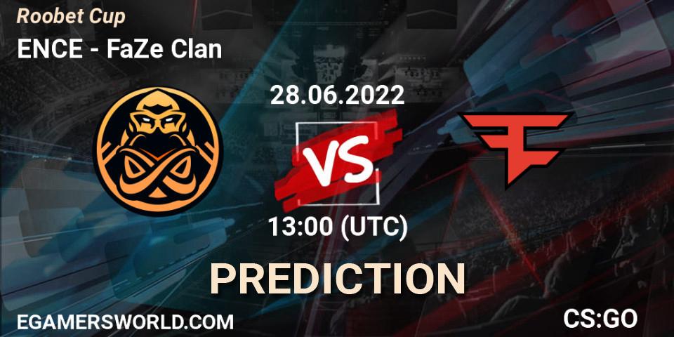 Pronósticos ENCE - FaZe Clan. 28.06.2022 at 13:30. Roobet Cup - Counter-Strike (CS2)
