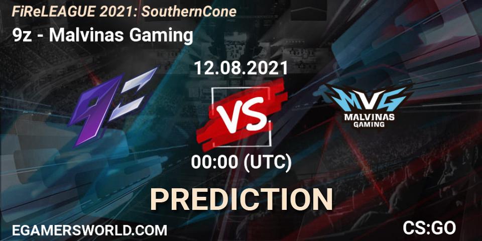Pronósticos 9z - Malvinas Gaming. 12.08.21. FiReLEAGUE 2021: Southern Cone - CS2 (CS:GO)