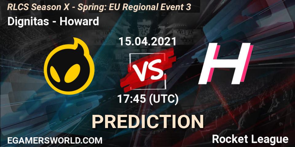 Pronósticos Dignitas - Howard. 15.04.2021 at 17:45. RLCS Season X - Spring: EU Regional Event 3 - Rocket League