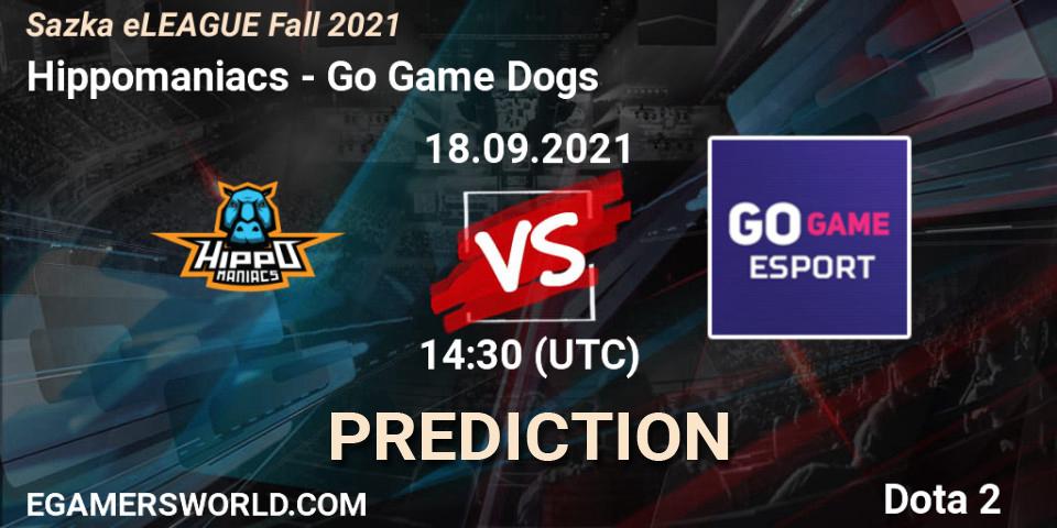 Pronósticos Hippomaniacs - Go Game Dogs. 18.09.21. Sazka eLEAGUE Fall 2021 - Dota 2