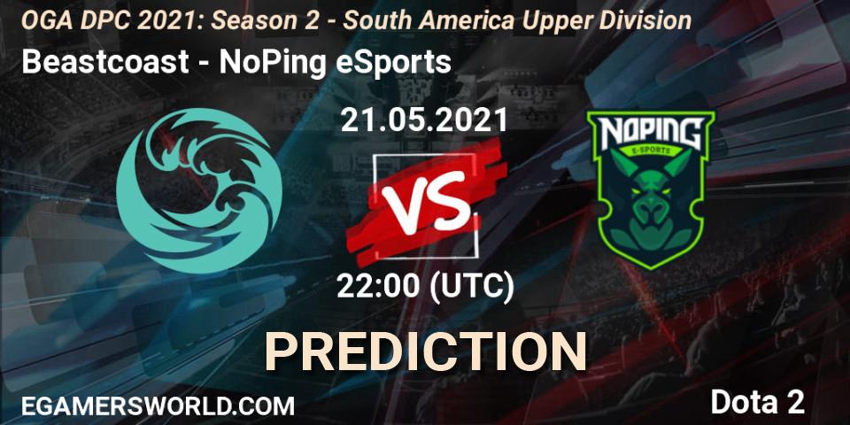 Pronósticos Beastcoast - NoPing eSports. 21.05.21. OGA DPC 2021: Season 2 - South America Upper Division - Dota 2