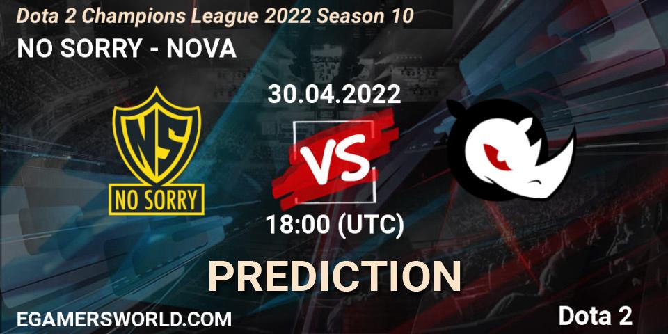 Pronósticos NO SORRY - NOVA. 05.05.2022 at 18:01. Dota 2 Champions League 2022 Season 10 - Dota 2