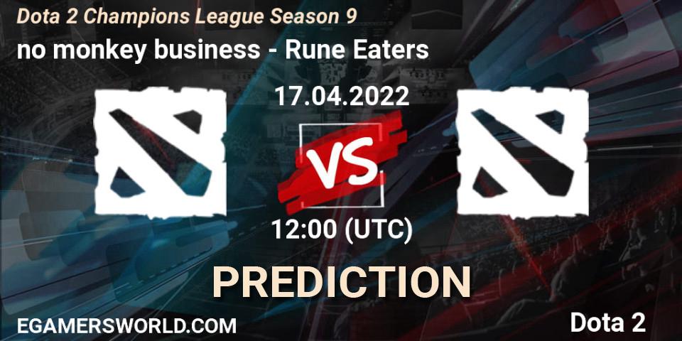 Pronósticos no monkey business - Rune Eaters. 17.04.22. Dota 2 Champions League Season 9 - Dota 2