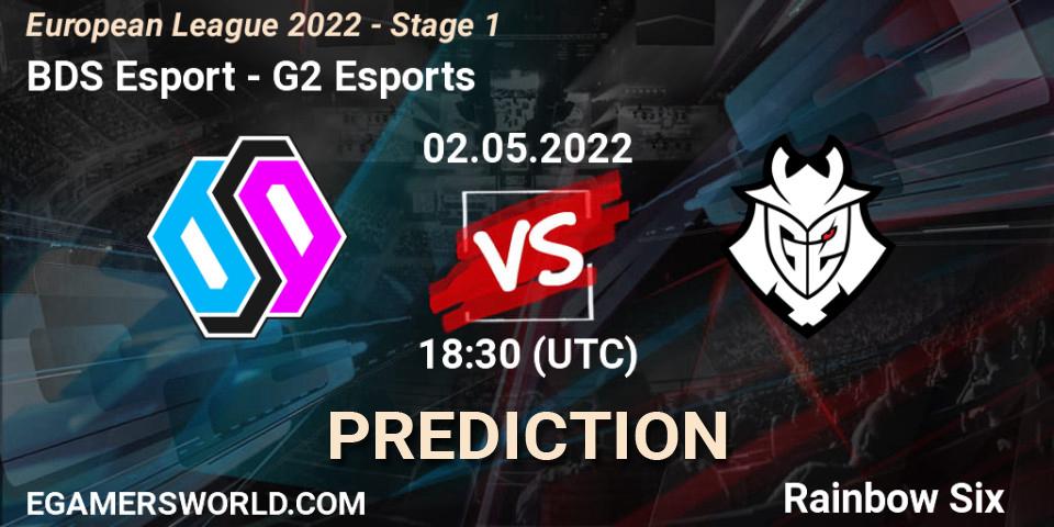 Pronósticos BDS Esport - G2 Esports. 02.05.22. European League 2022 - Stage 1 - Rainbow Six
