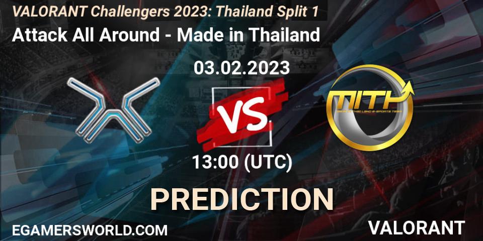 Pronósticos Attack All Around - Made in Thailand. 03.02.23. VALORANT Challengers 2023: Thailand Split 1 - VALORANT