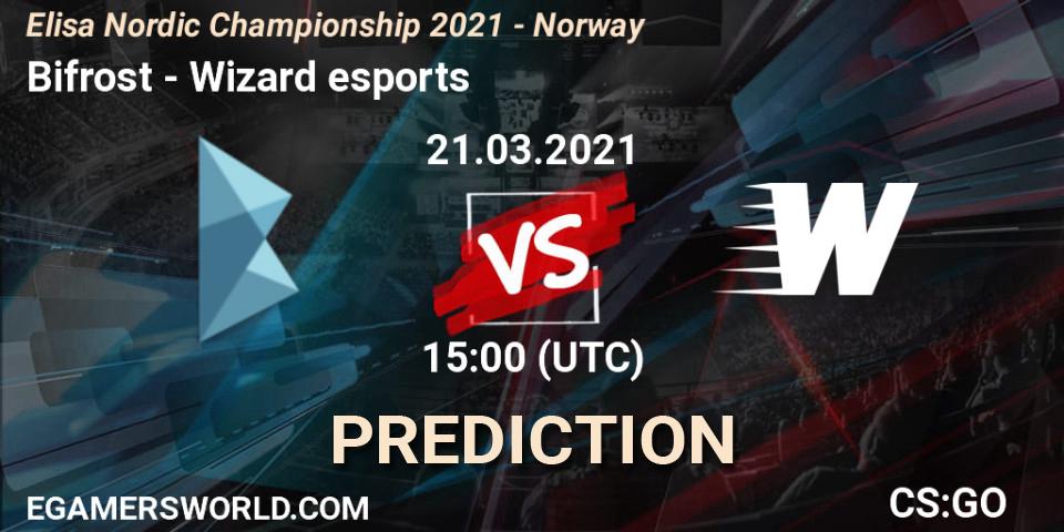 Pronósticos Bifrost - Wizard esports. 21.03.2021 at 15:00. Elisa Nordic Championship 2021 - Norway - Counter-Strike (CS2)
