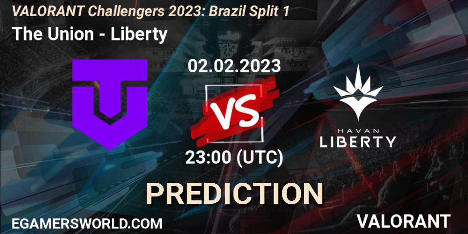 Pronósticos The Union - Liberty. 02.02.23. VALORANT Challengers 2023: Brazil Split 1 - VALORANT