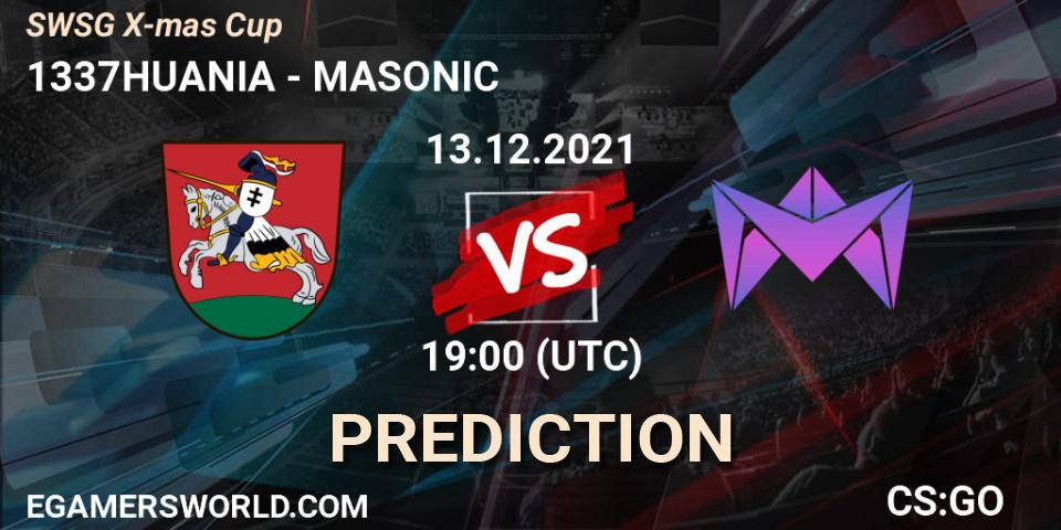 Pronósticos 1337HUANIA - MASONIC. 14.12.21. SWSG X-mas Cup - CS2 (CS:GO)