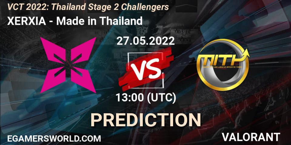 Pronósticos XERXIA - Made in Thailand. 27.05.2022 at 13:20. VCT 2022: Thailand Stage 2 Challengers - VALORANT