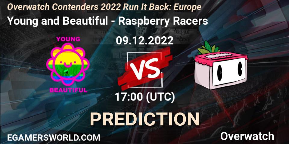 Pronósticos Young and Beautiful - Raspberry Racers. 09.12.22. Overwatch Contenders 2022 Run It Back: Europe - Overwatch