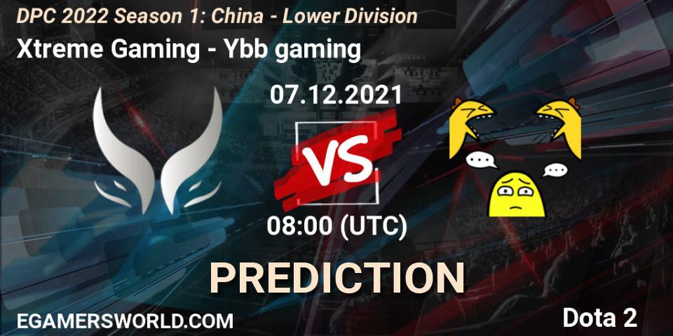 Pronósticos Xtreme Gaming - Ybb gaming. 07.12.2021 at 07:53. DPC 2022 Season 1: China - Lower Division - Dota 2