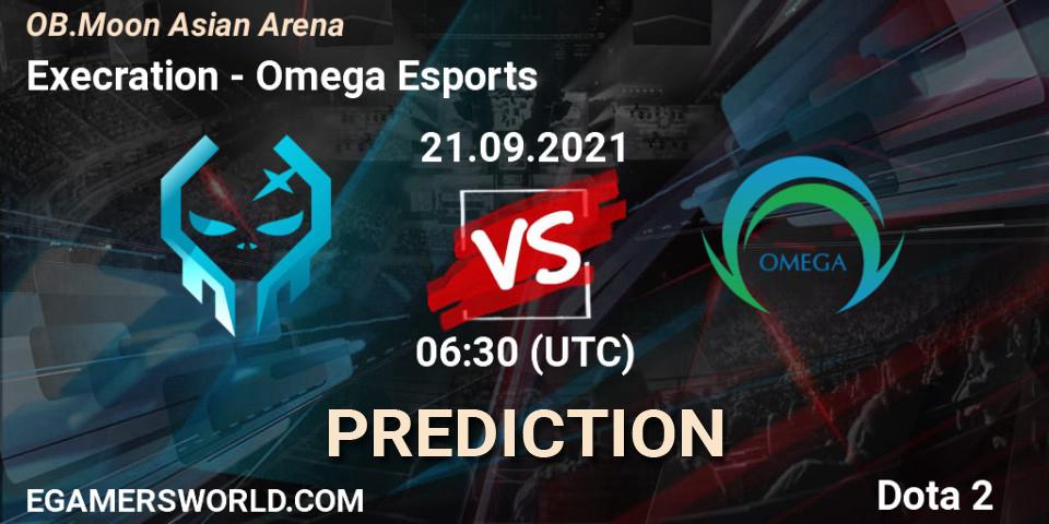 Pronósticos Execration - Omega Esports. 21.09.2021 at 09:27. OB.Moon Asian Arena - Dota 2