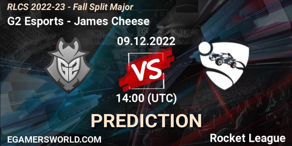Pronósticos G2 Esports - James Cheese. 09.12.22. RLCS 2022-23 - Fall Split Major - Rocket League