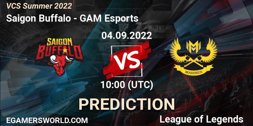 Pronósticos Saigon Buffalo - GAM Esports. 04.09.2022 at 10:00. VCS Summer 2022 - LoL