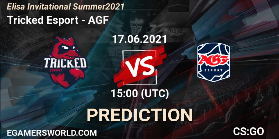 Pronósticos Tricked Esport - AGF. 17.06.2021 at 15:00. Elisa Invitational Summer 2021 - Counter-Strike (CS2)