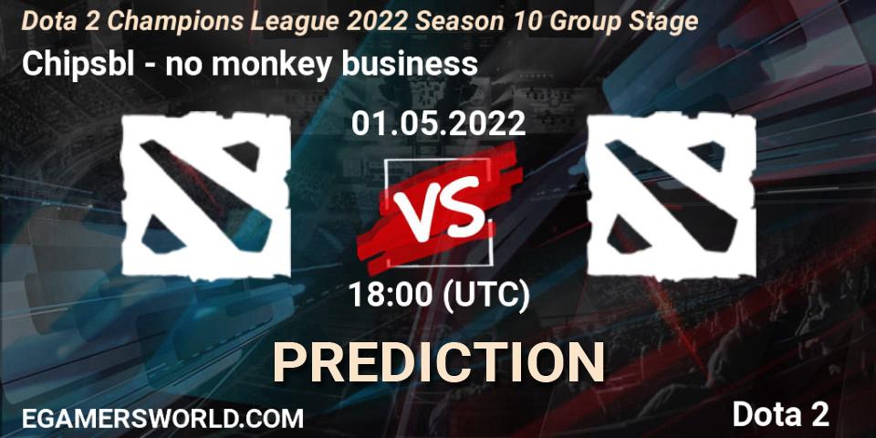 Pronósticos Chipsbl - no monkey business. 01.05.22. Dota 2 Champions League 2022 Season 10 - Dota 2