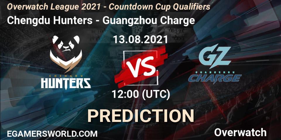 Pronósticos Chengdu Hunters - Guangzhou Charge. 07.08.21. Overwatch League 2021 - Countdown Cup Qualifiers - Overwatch