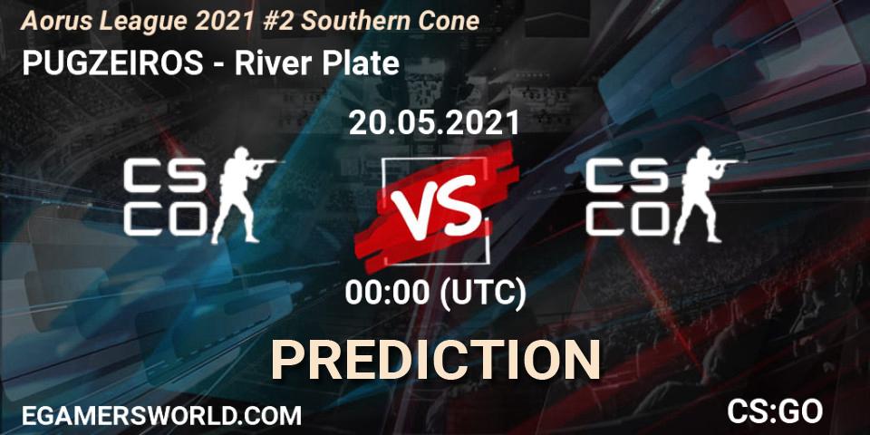 Pronósticos PUGZEIROS - River Plate. 20.05.2021 at 00:25. Aorus League 2021 #2 Southern Cone - Counter-Strike (CS2)