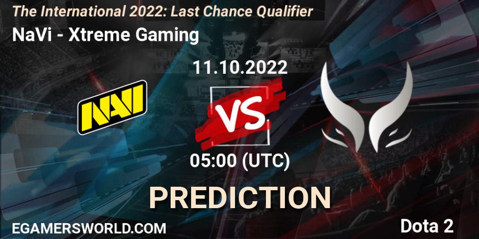 Pronósticos NaVi - Xtreme Gaming. 11.10.2022 at 05:59. The International 2022: Last Chance Qualifier - Dota 2